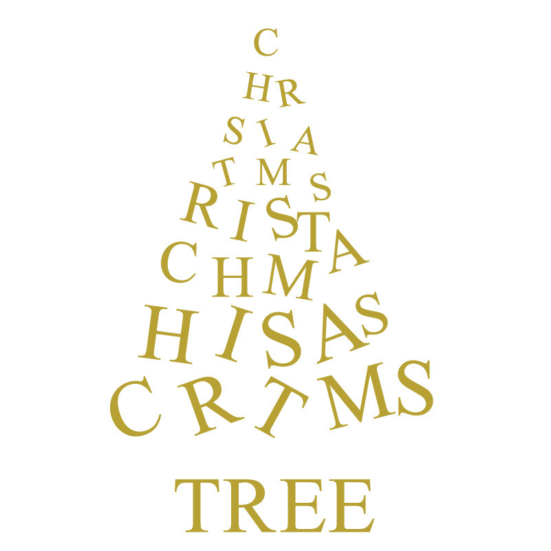 christmas tree removable wall sticker - buy  or