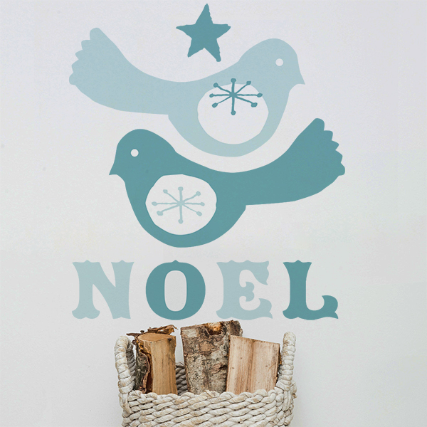 Birdie Noel Christmas wall sticker by Printspace