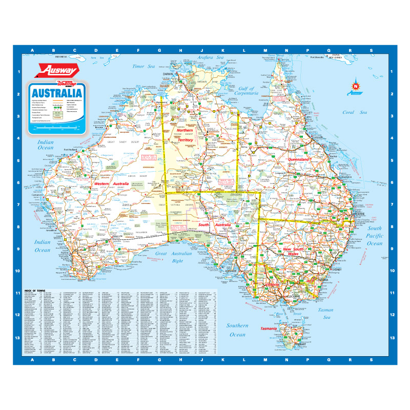 Melways Australia map removable wall sticker in square shape