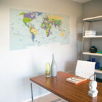 world map poster carlisle homes lifestyle