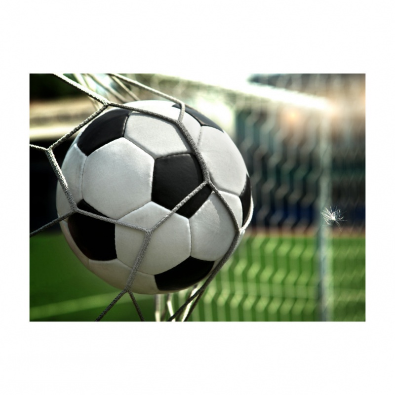 Soccer removable removable wall poster