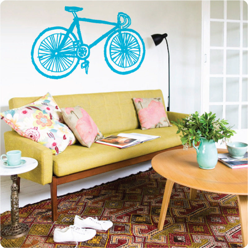 Fixy Bicycle Wall Sticker - Buy Online Or Call (03) 8774 2139 Fixy Bicycle Wall Sticker - Buy Online Or Call (03) 8774 2139