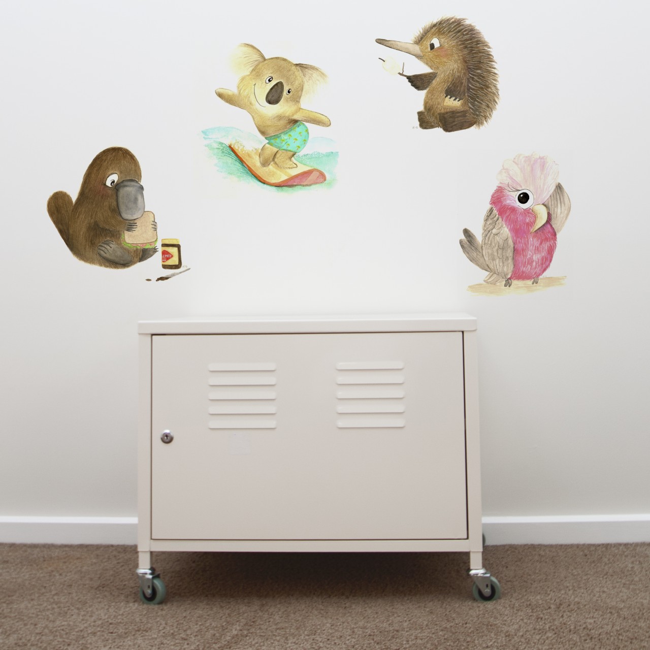 Native Animals removable wall stickers