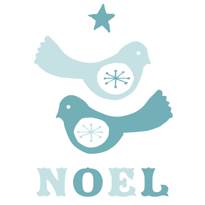 Birdie Noel removable wall stickers by Printspace