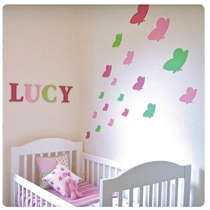 Butterflies removable wall stickers