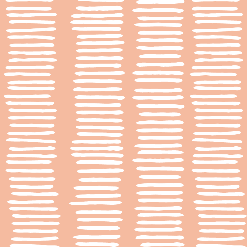 Pattern with white lines and apricot background