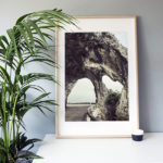 Frame It Art – Cliff Road seen in an Ikea “Ribba” frame