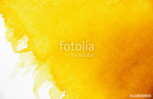 Custom Texture Mural Image - Yellow Watercolour