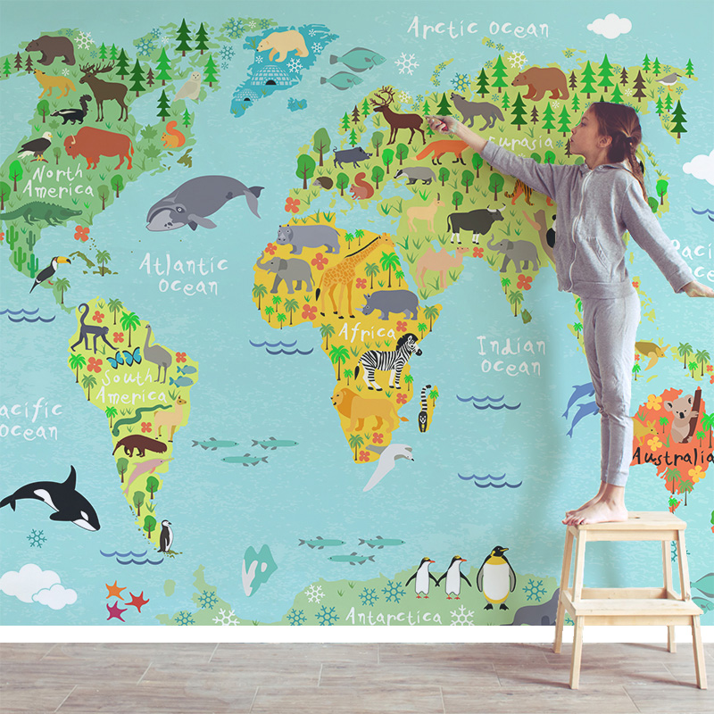 Animals of the World Mural