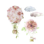 Hot Air Balloon Pink