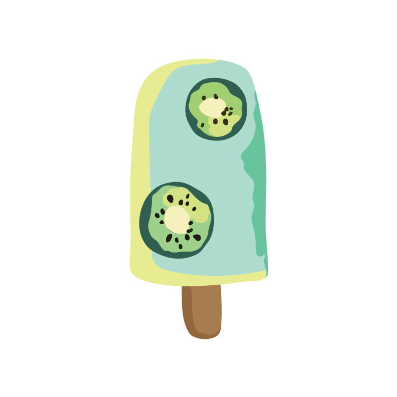 Tropical Icons Iceypoles kiwi