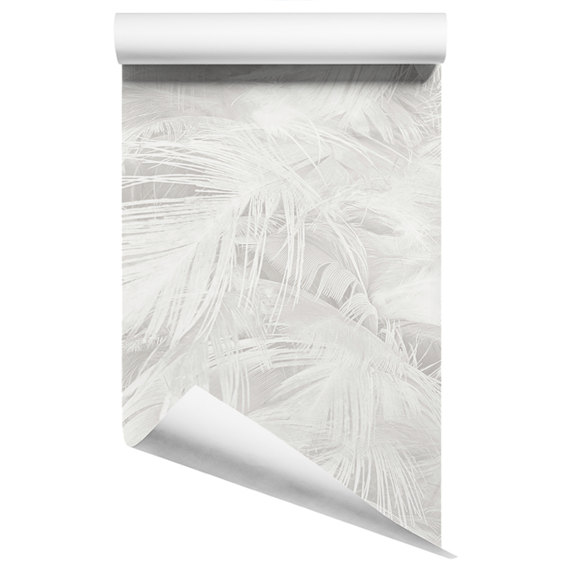 feathers removable wallpaper