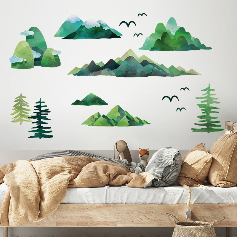 mountain wall stickers