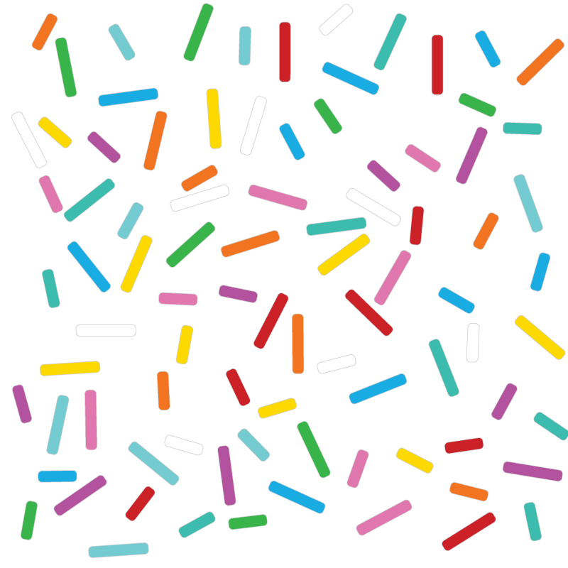 sprinkles wall stickers
