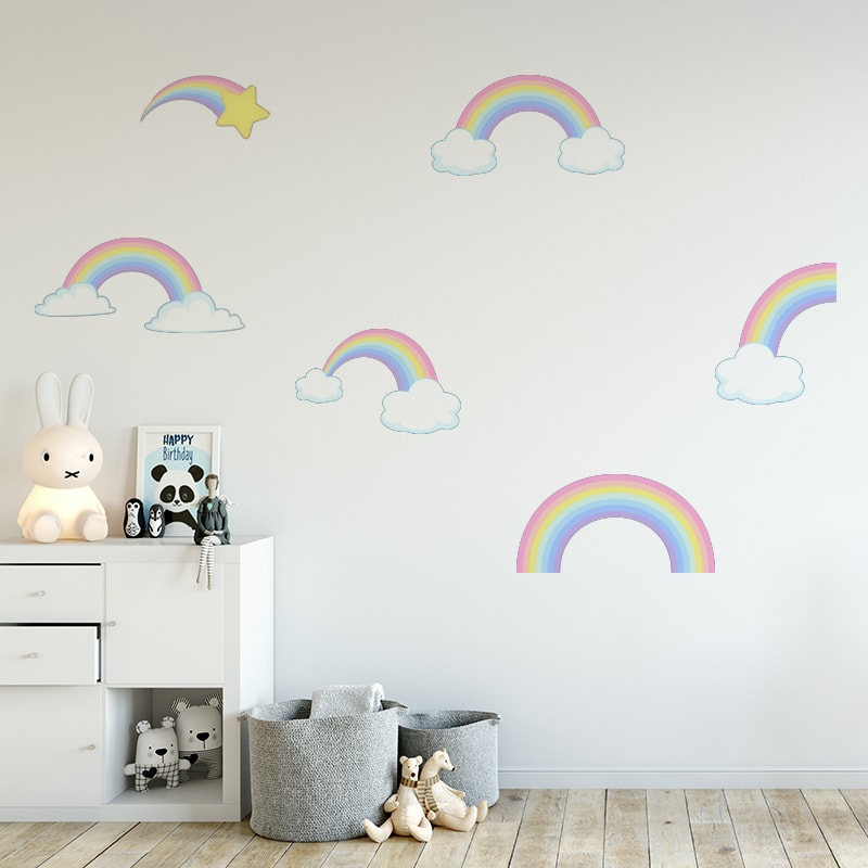 Pastel Rainbows Set Small