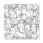 Mindfulness-Wall-Sticker-Cats