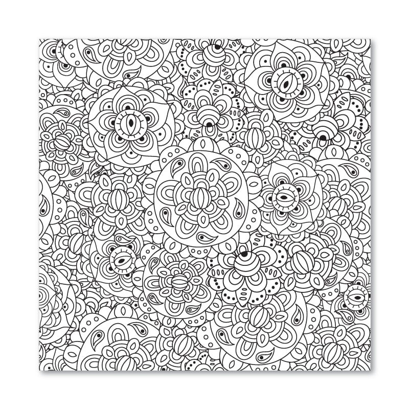 Mindfulness Wall Sticker Eye Flower