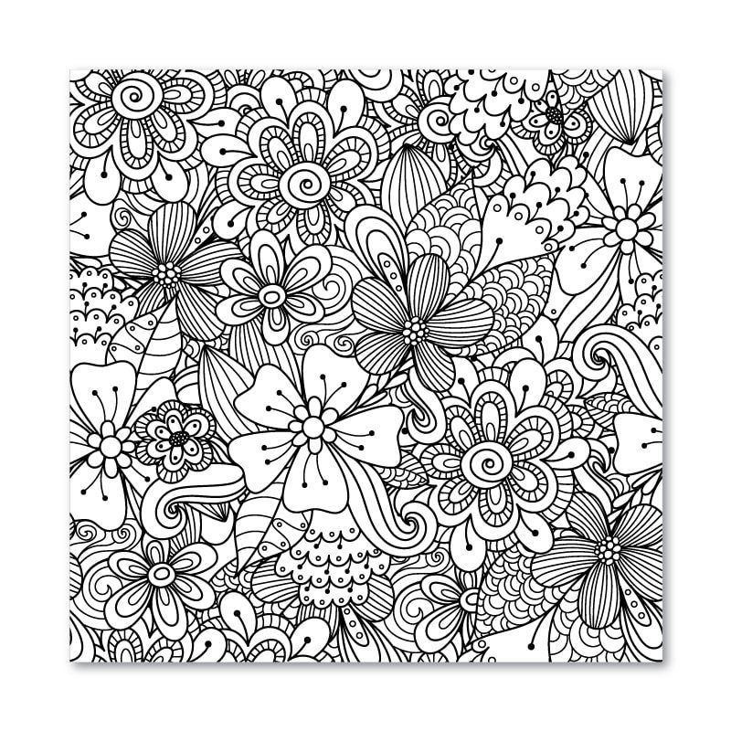 Mindfulness Wall Sticker Floral 1