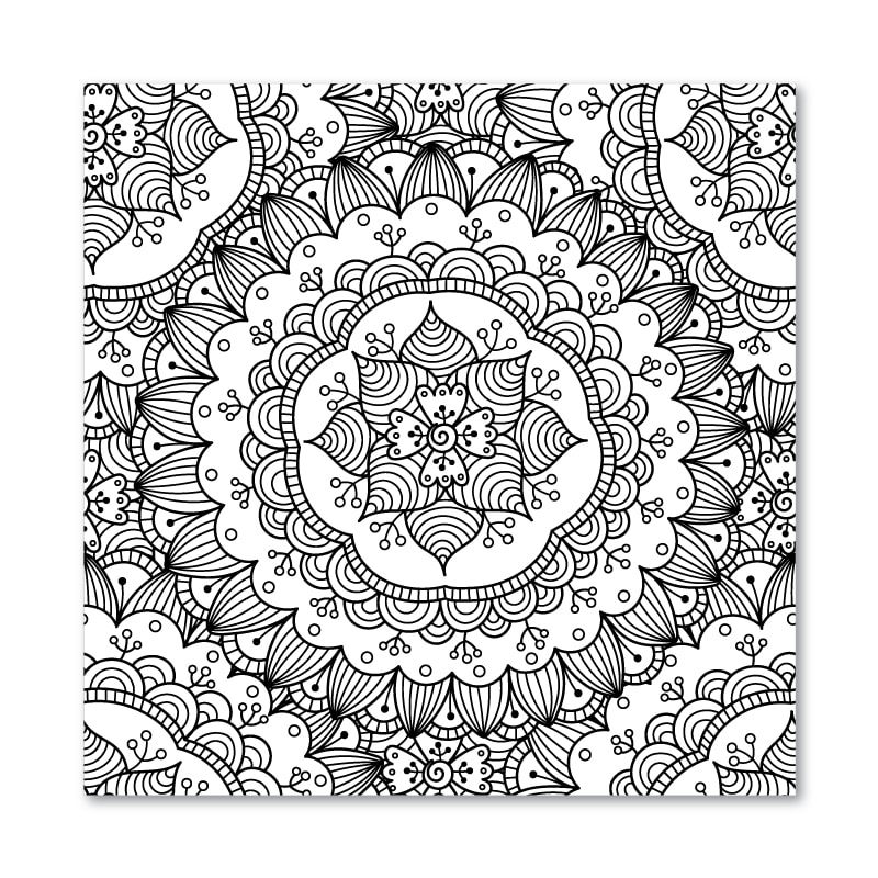 Mindfulness Wall Sticker Mandala 1