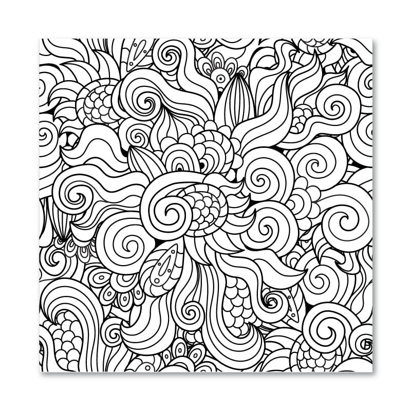 Mindfulness Wall Sticker Swirls 2