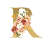 R Flower letter