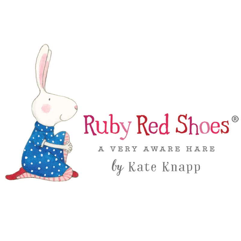 Hare in a dress logo for Ruby Red Shoes