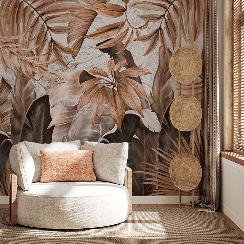 Tropical Brown wallpaper