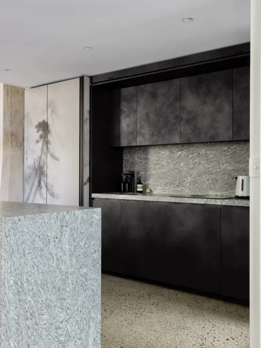 designer kitchen pantry door wall mural sa 3